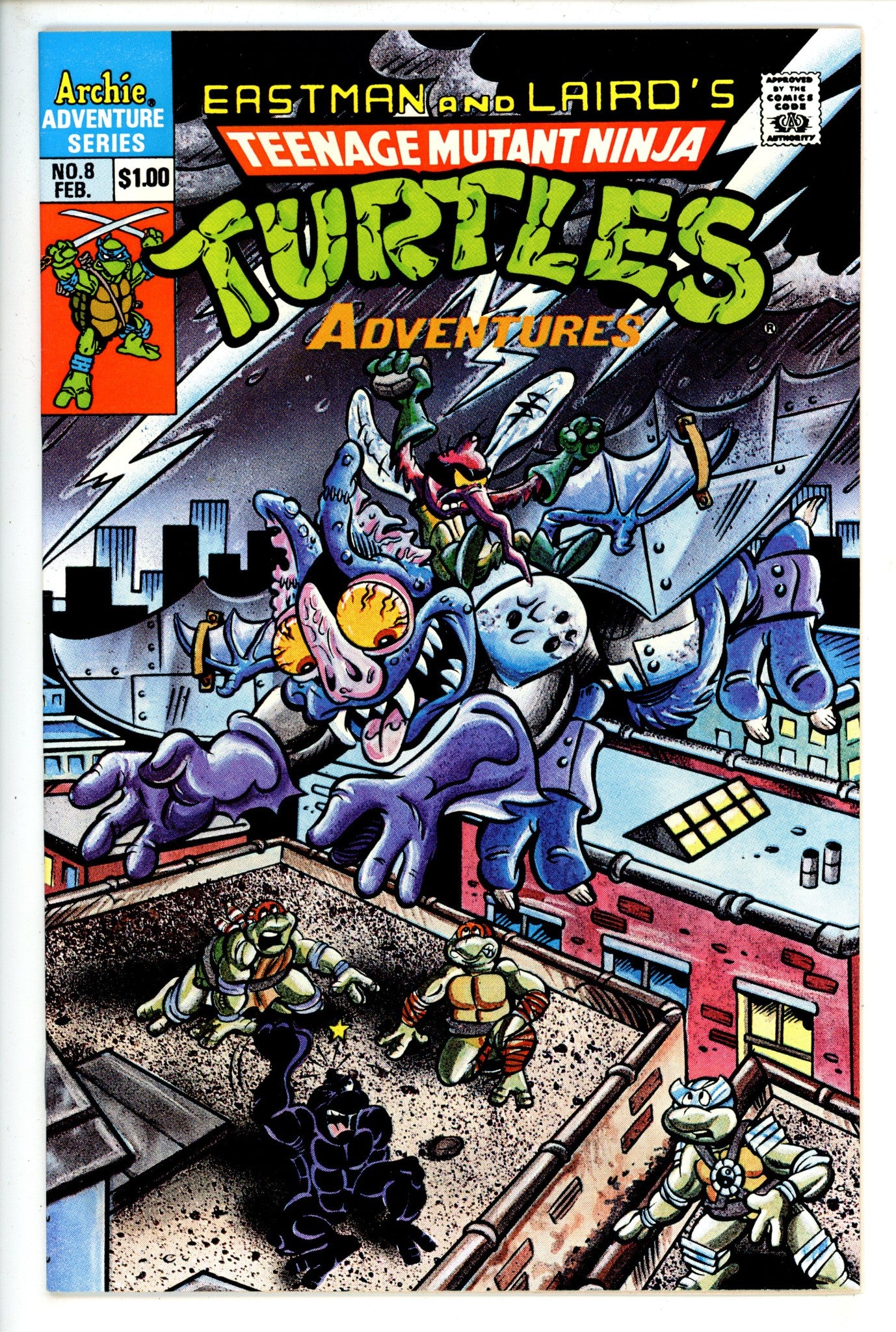 Teenage Mutant Ninja Turtles Adventures Vol 2 8 NM-