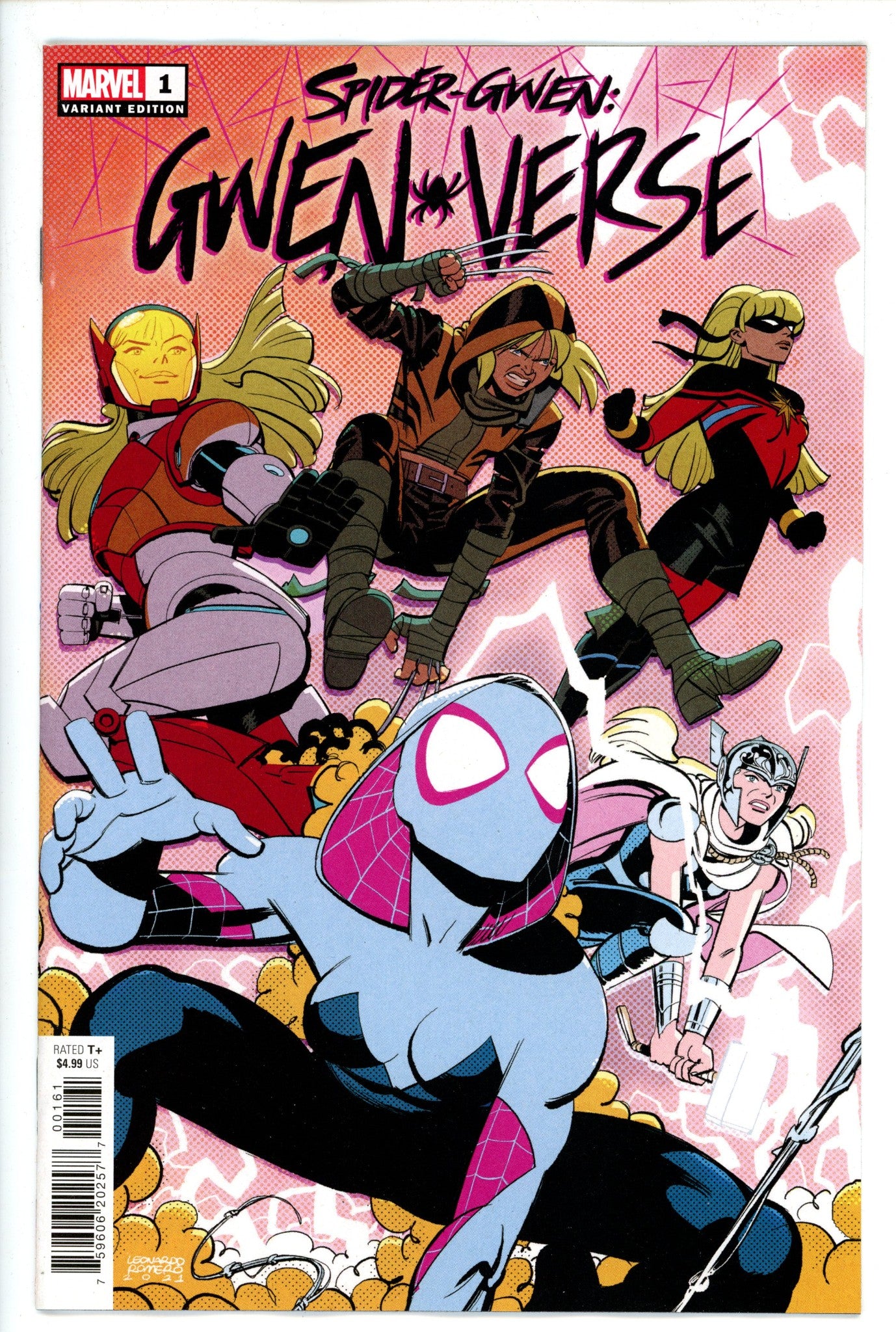 Spider-Gwen Gwenverse 1 Romero Variant NM+ (2022)