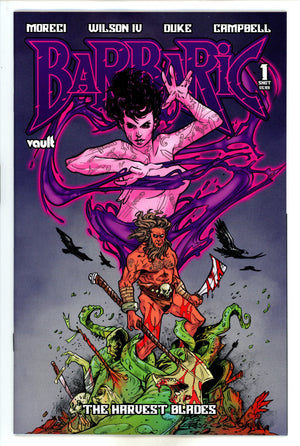 Barbaric Harvest Blades 1 Leiz Variant NM-