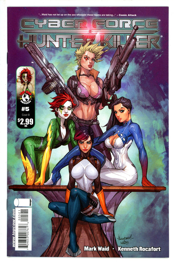 Cyberforce/Hunter-Killer 5 Garza Variant VF+ (2010)