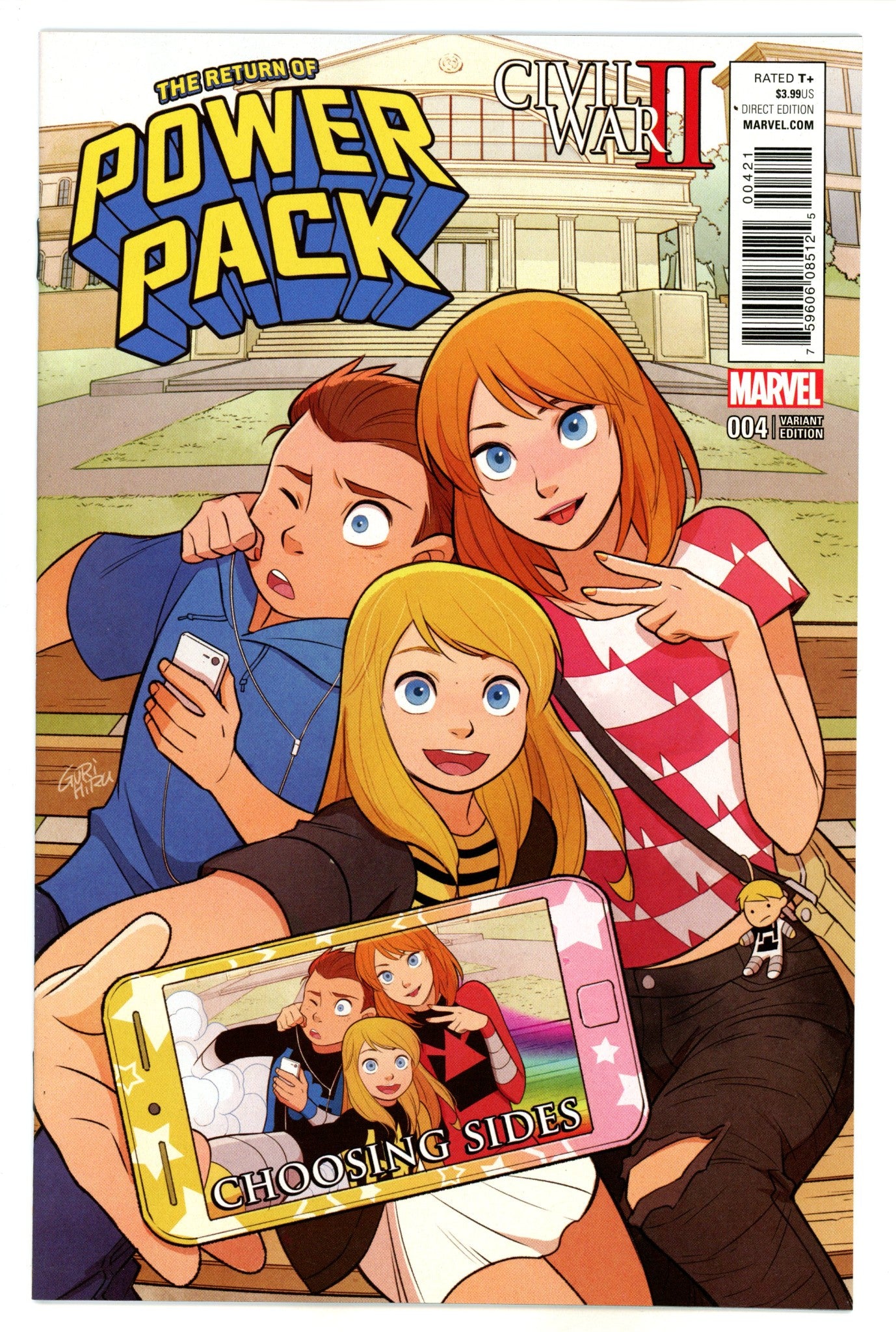 Civil War II: Choosing Sides 4 Gurihiru Variant