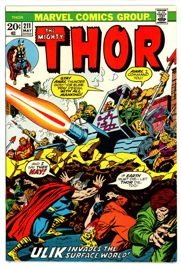 Thor Vol 1 211 VF/NM (1973)