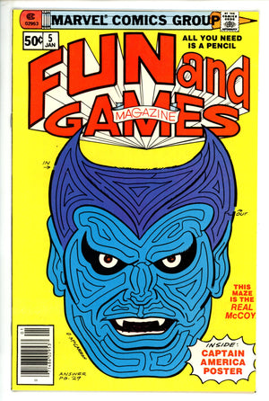 Fun and Games Magazine 5 VF+ (1980)