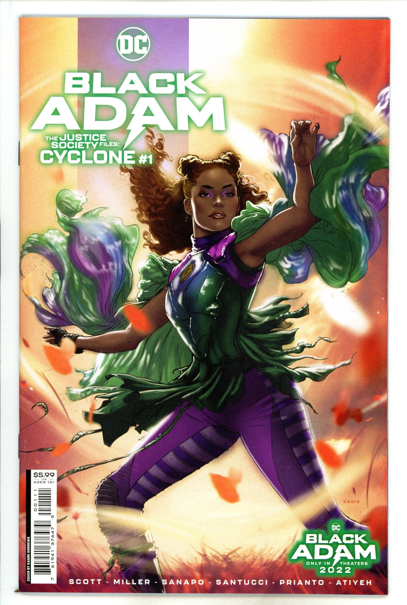 Black Adam Justice Society Files Cyclone 1 (2022)