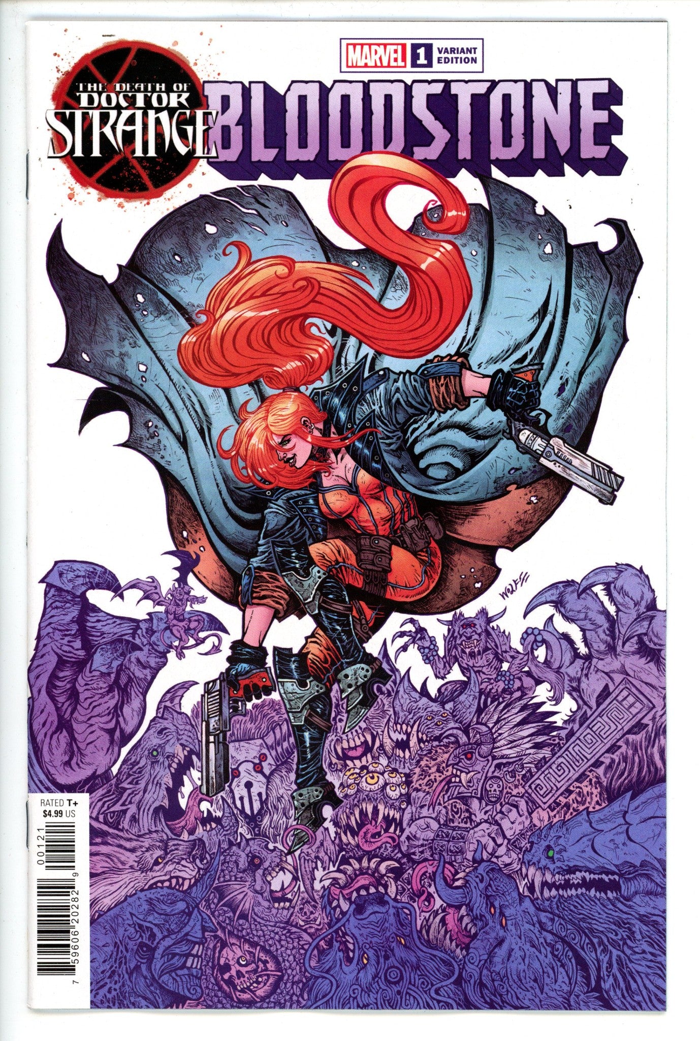Death of Doctor Strange Bloodstone 1 Wolf Variant ONE PER CUSTOMER