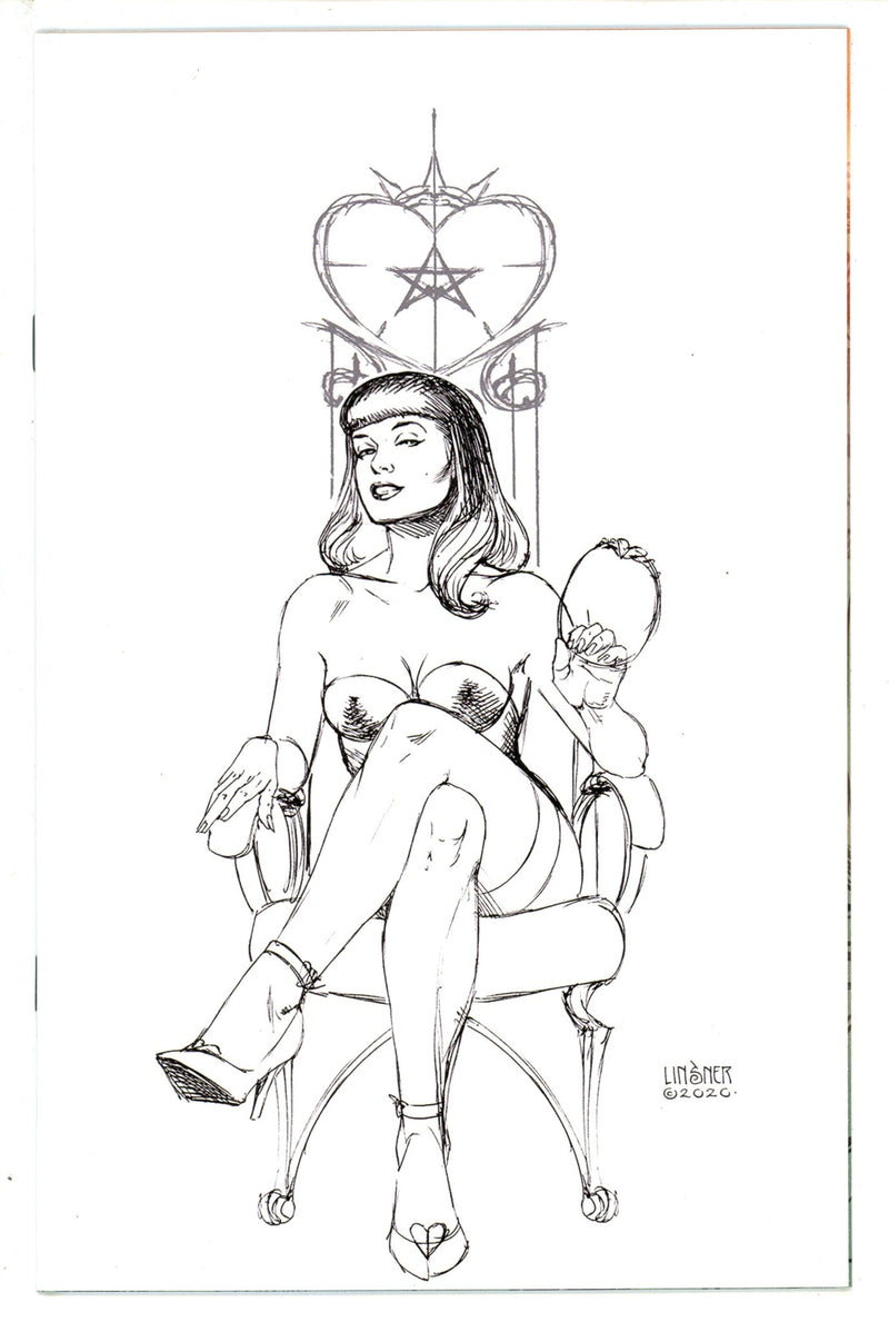 Bettie Page Vol 3 4 Linsner B&W Virgin Variant (2020)