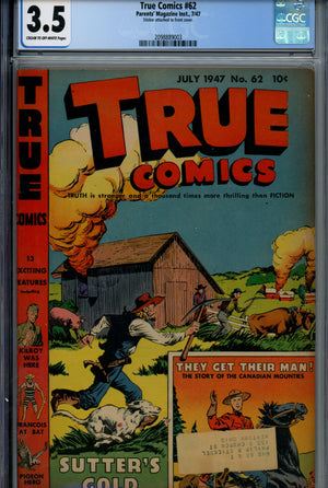 True Comics 62 CGC 3.5 (1947)