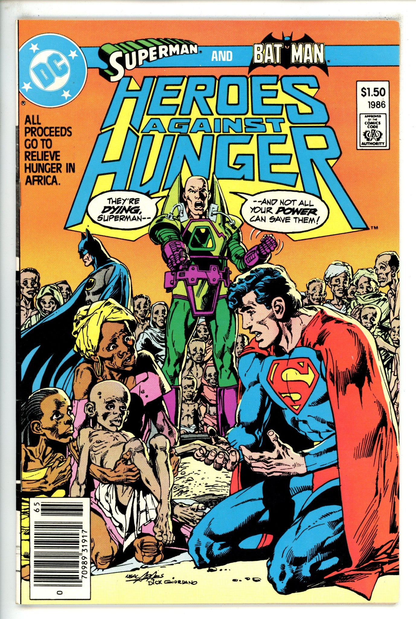 Heroes Against Hunger 1 Newsstand