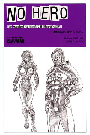 No Hero 7 Ryp Sketch Variant (2009)