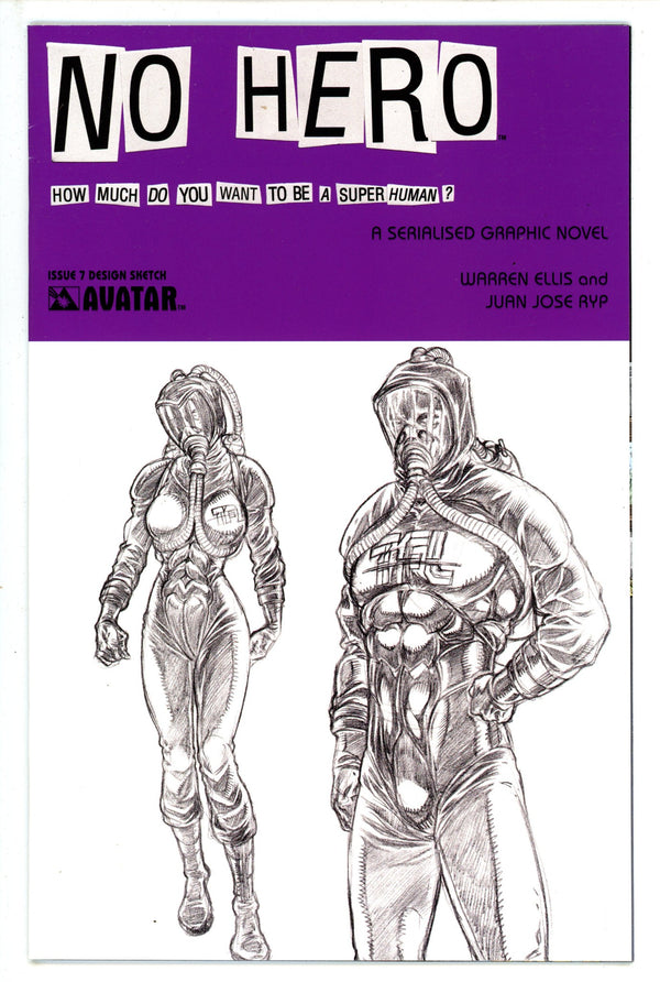 No Hero 7 Ryp Sketch Variant (2009)