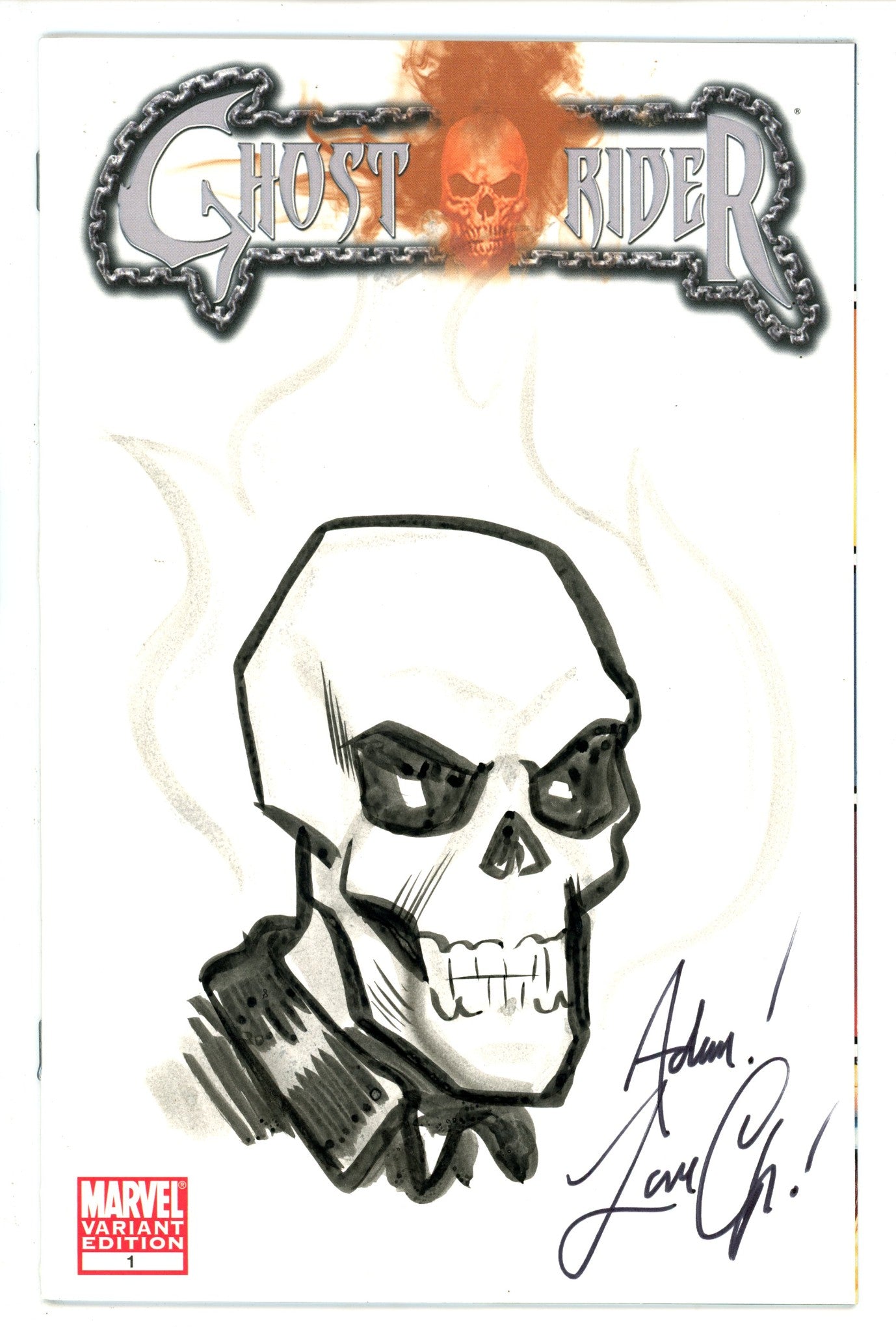 Ghost Rider Vol 6 1 Signed & Sketched Zdarsky VF