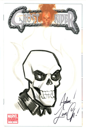 Ghost Rider Vol 6 1 Signed & Sketched Zdarsky VF