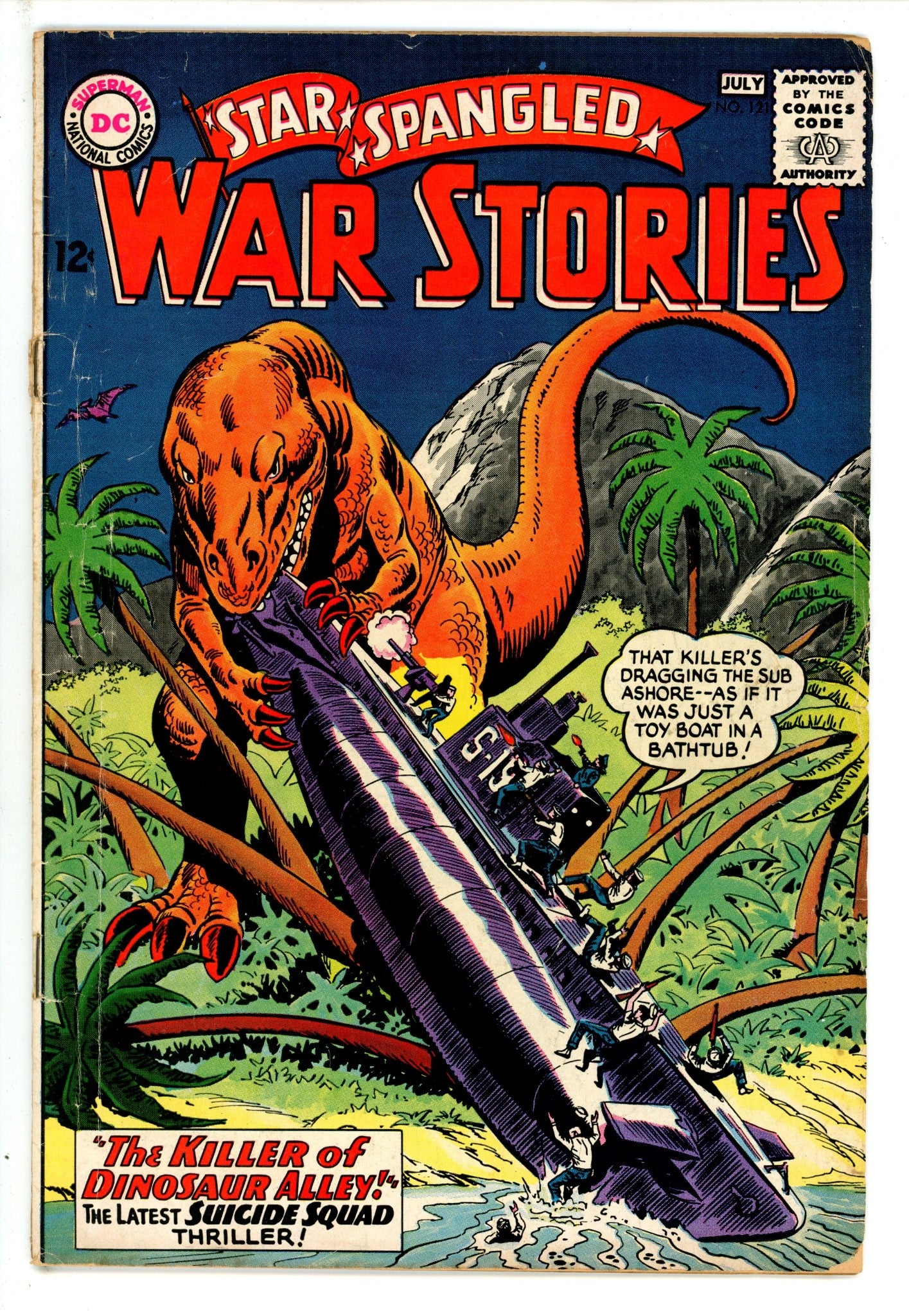 Star Spangled War Stories Vol 1 121 VG (1965)