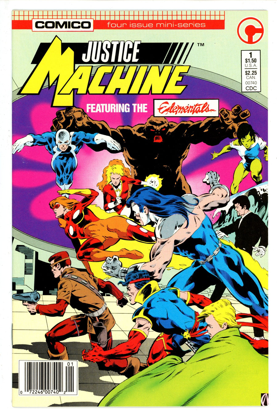 Justice Machine featuring the Elementals 1 (1986)