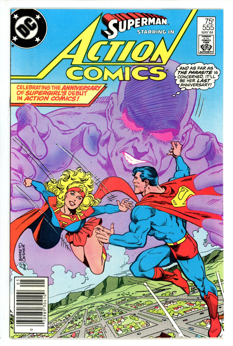 Action Comics Vol 1 555 Newsstand (1984)