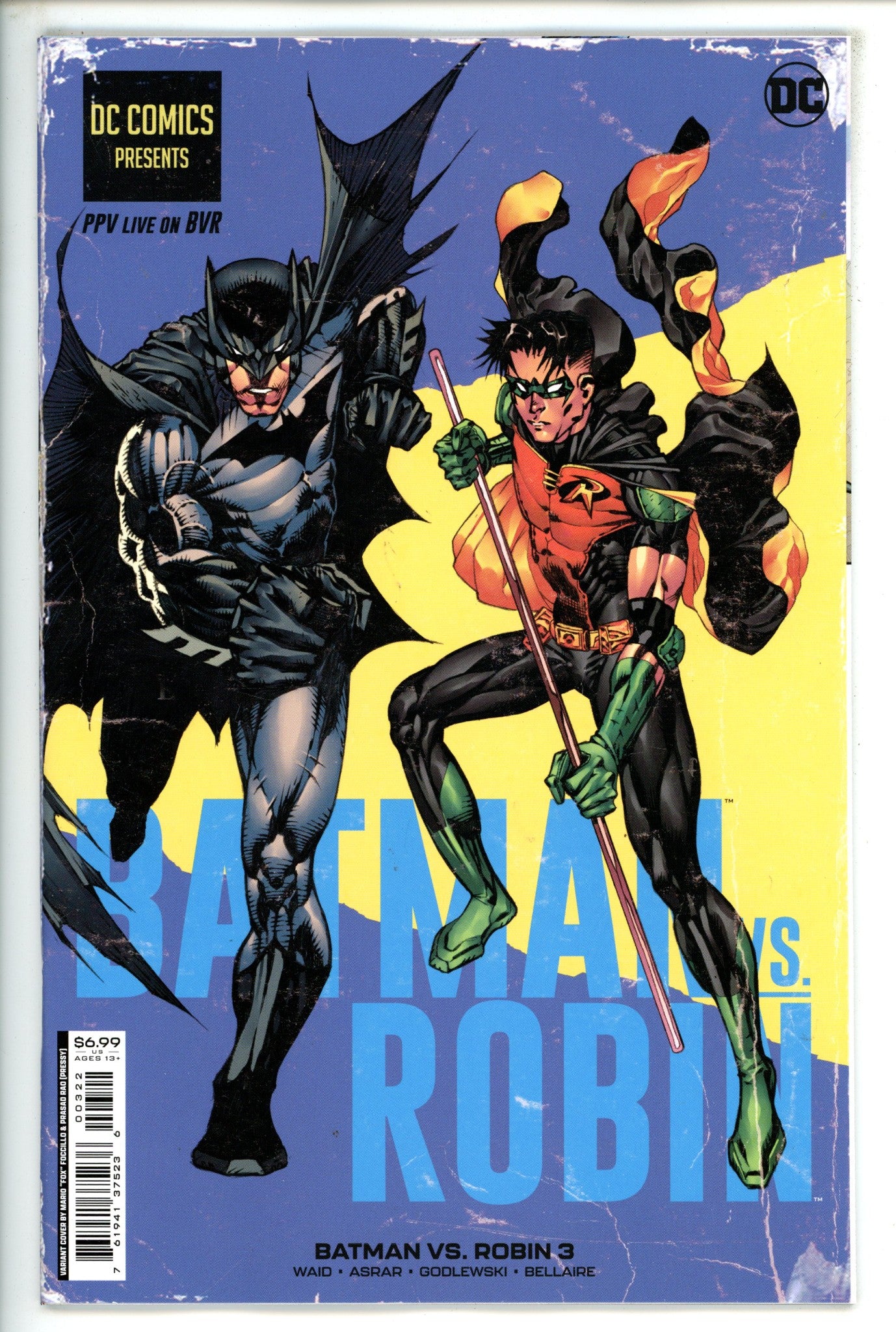 Batman vs Robin 3 Foccillo Variant (2022)