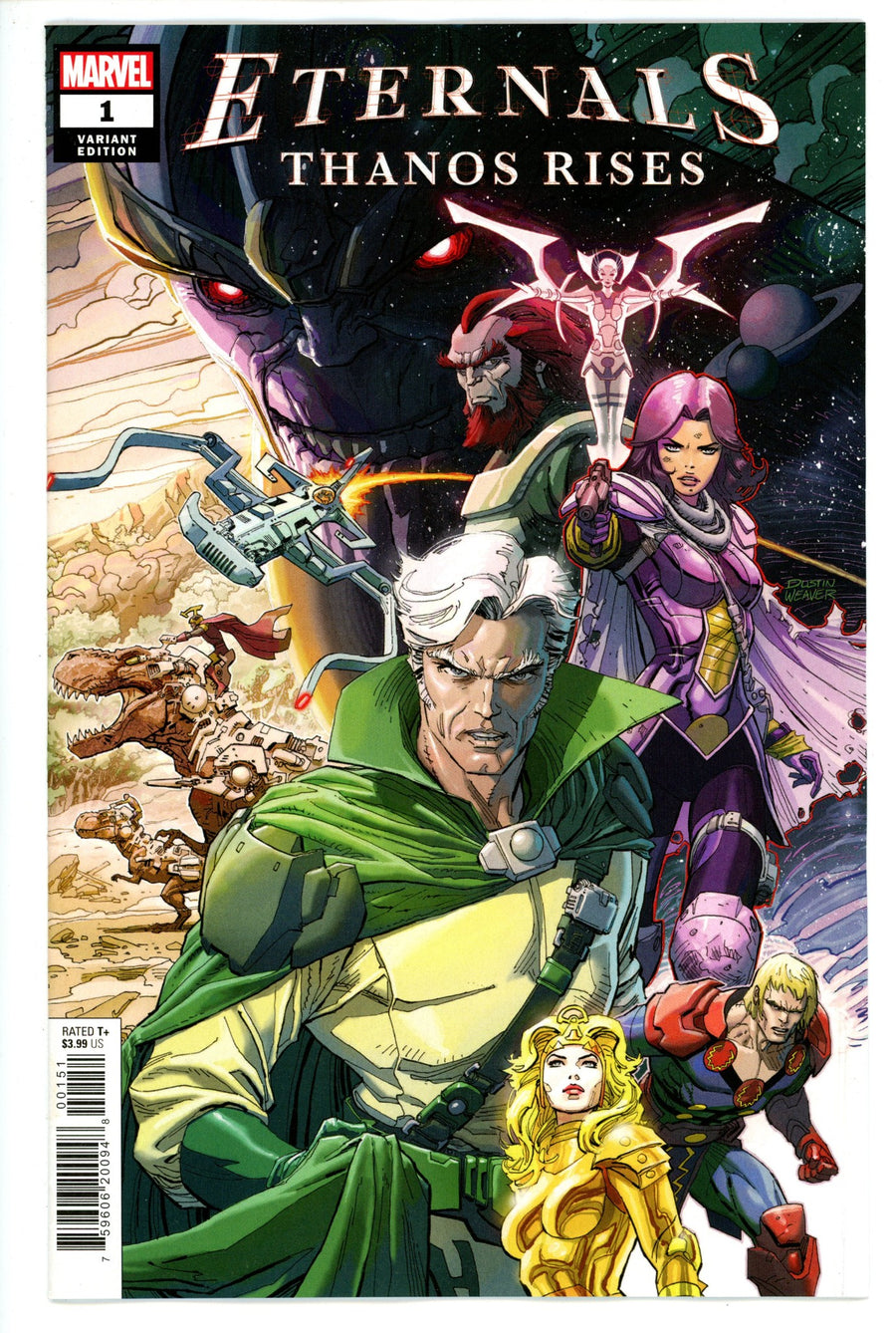 Eternals Thanos Rises 1 Weaver Variant NM (2021)