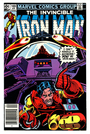 Iron Man Vol 1 169 Newsstand VF+ (1983)