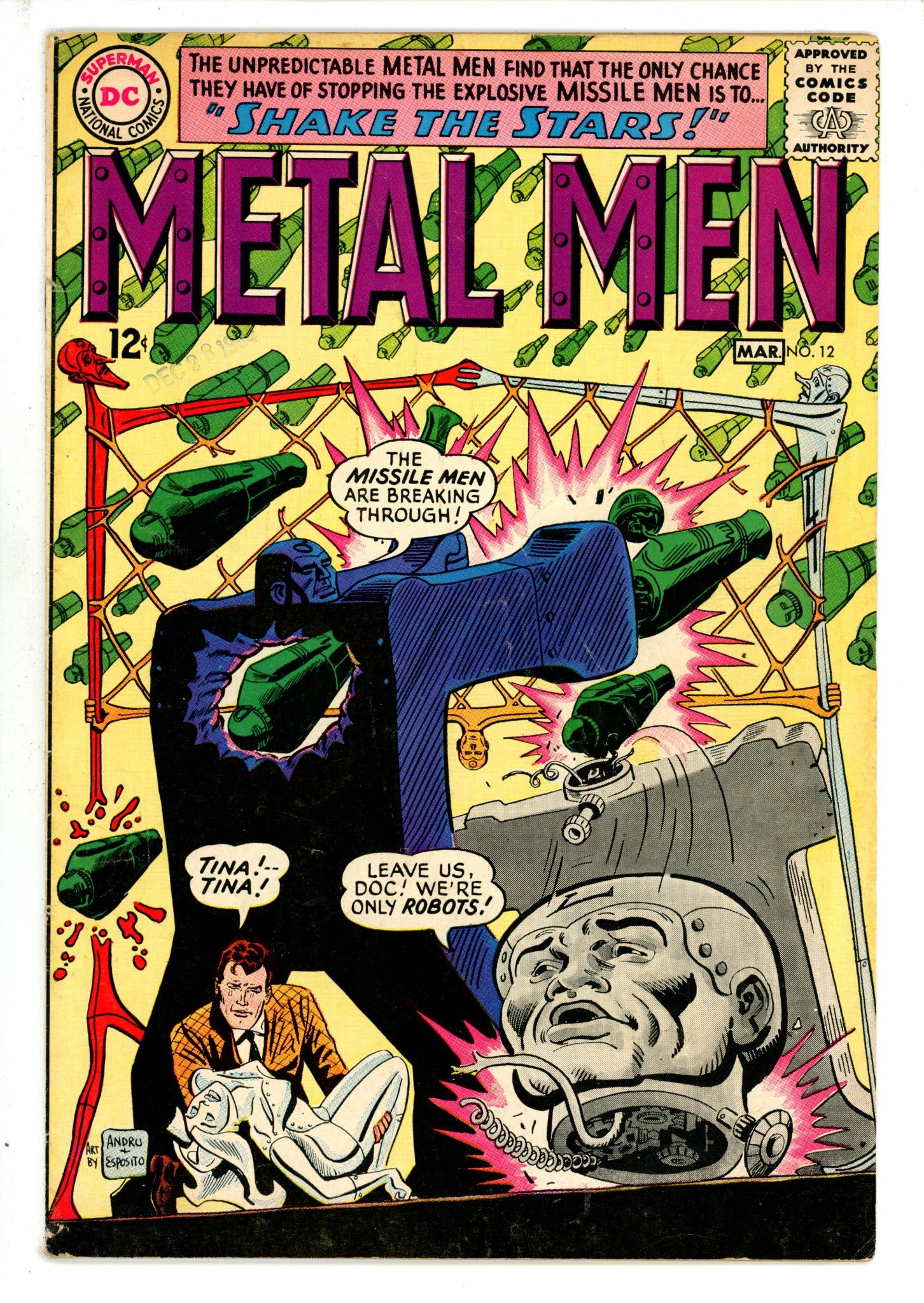 Metal Men Vol 1 12 VG+ (1965)