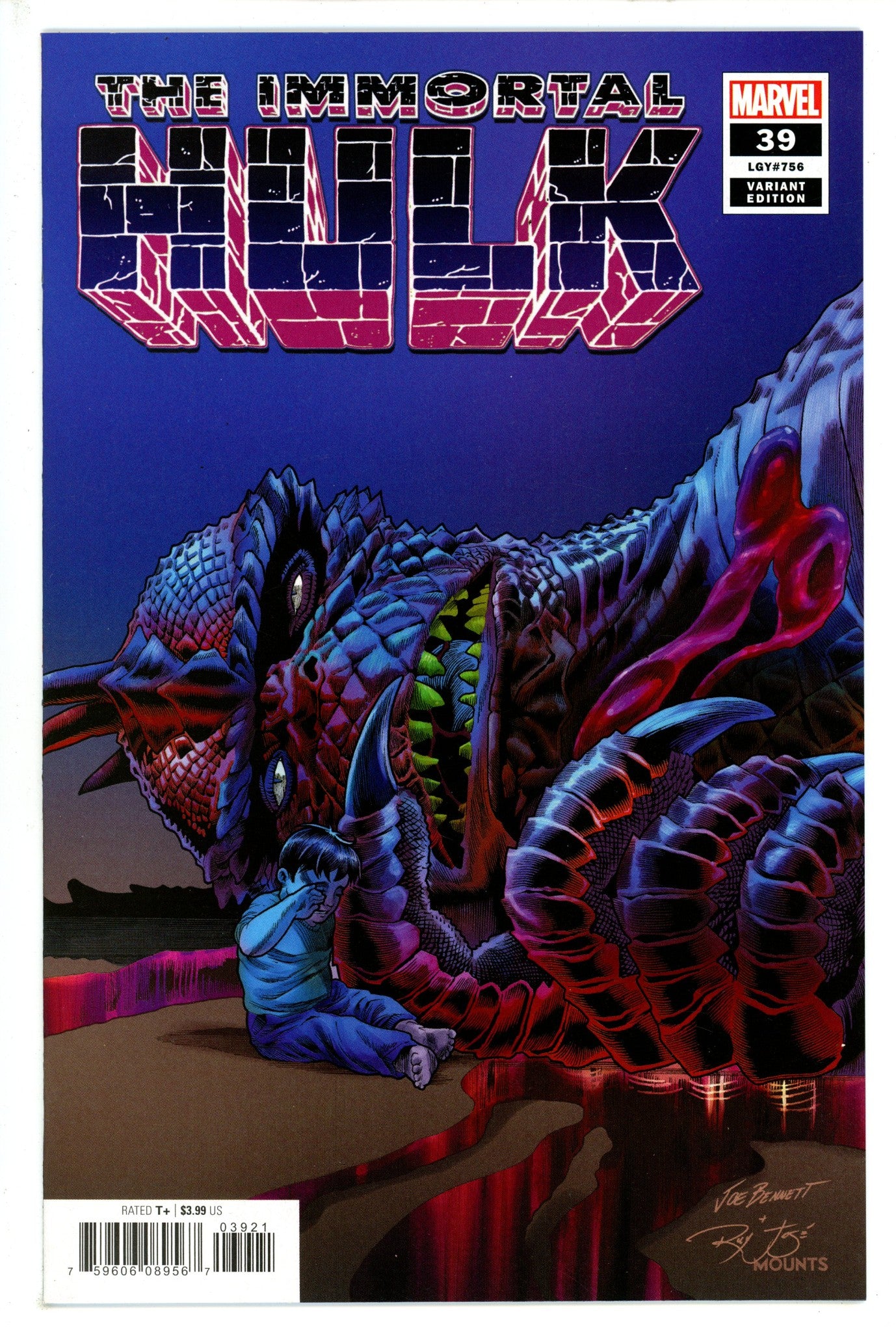 Immortal Hulk 39 Bennett Variant (2020)