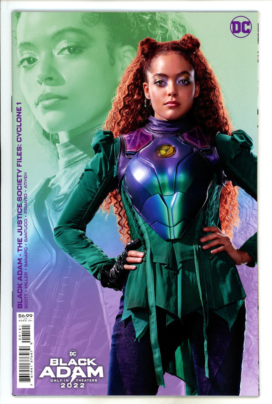 Black Adam Justice Society Files Cyclone 1 Photo Variant (2022)