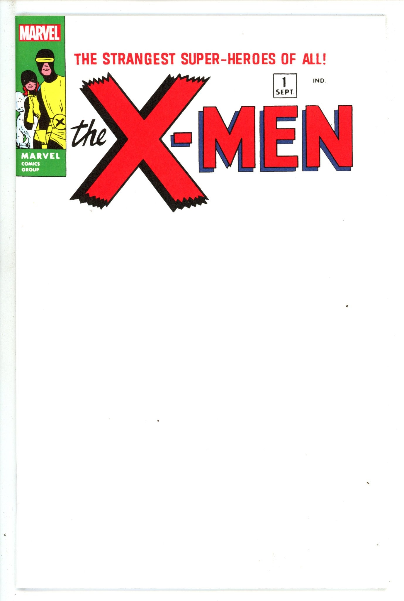 The X-Men 1 Blank Facsimile Exclusive Variant (2023)