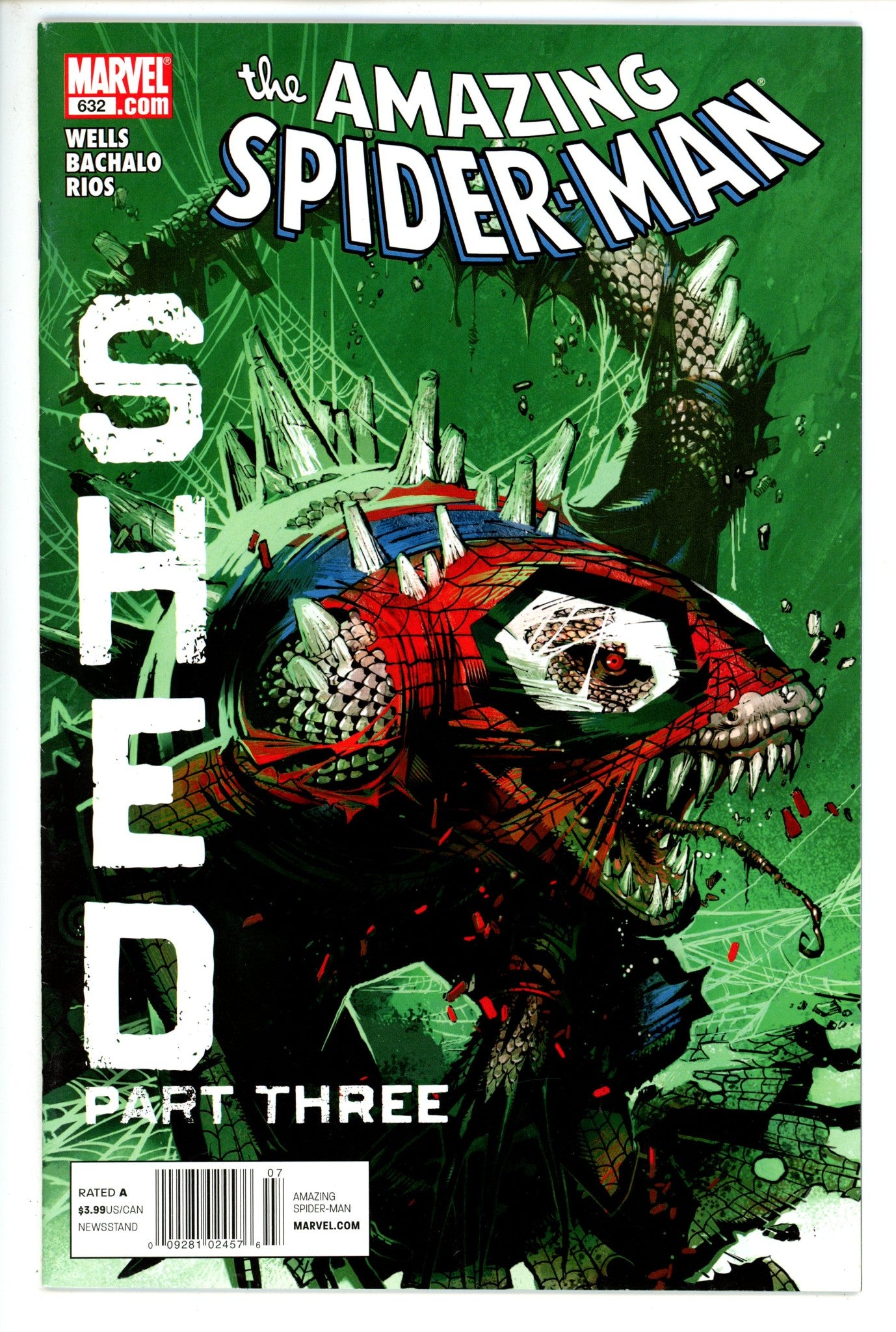 The Amazing Spider-Man Vol 2 632 Newsstand VF-