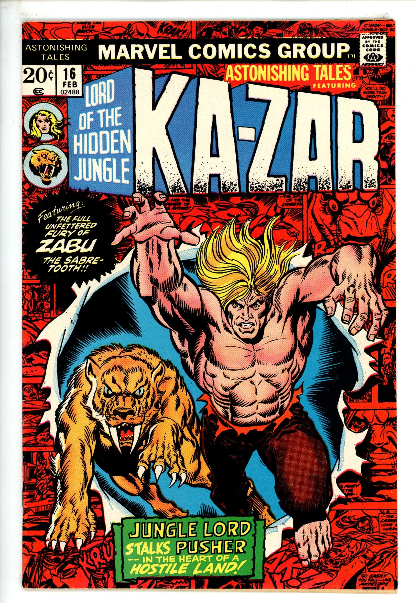 Astonishing Tales Vol 1 16 VF- (1973)