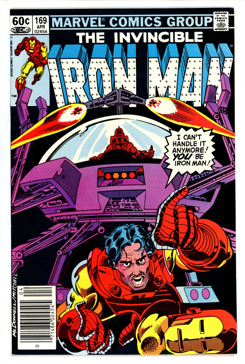 Iron Man Vol 1 169 Newsstand VF/NM (1983)