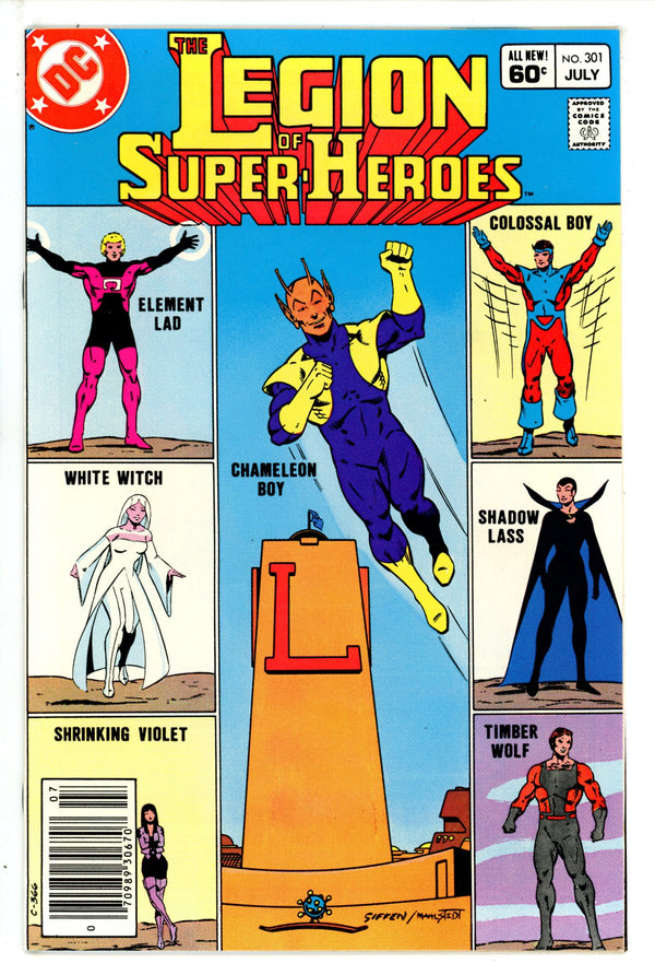 The Legion of Super-Heroes Vol 2 301 Newsstand (1983)