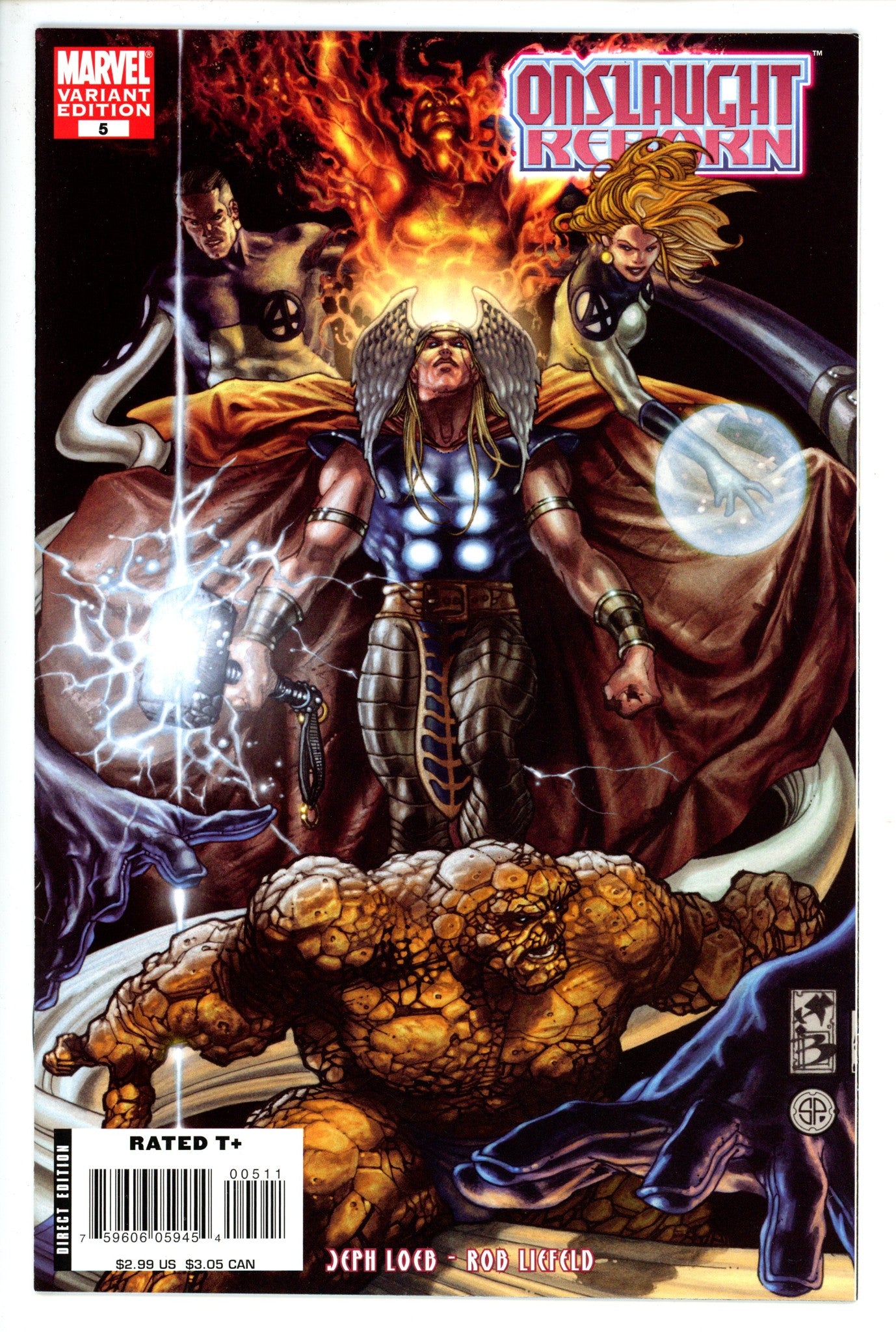 Onslaught Reborn 5 Bianchi Varinat