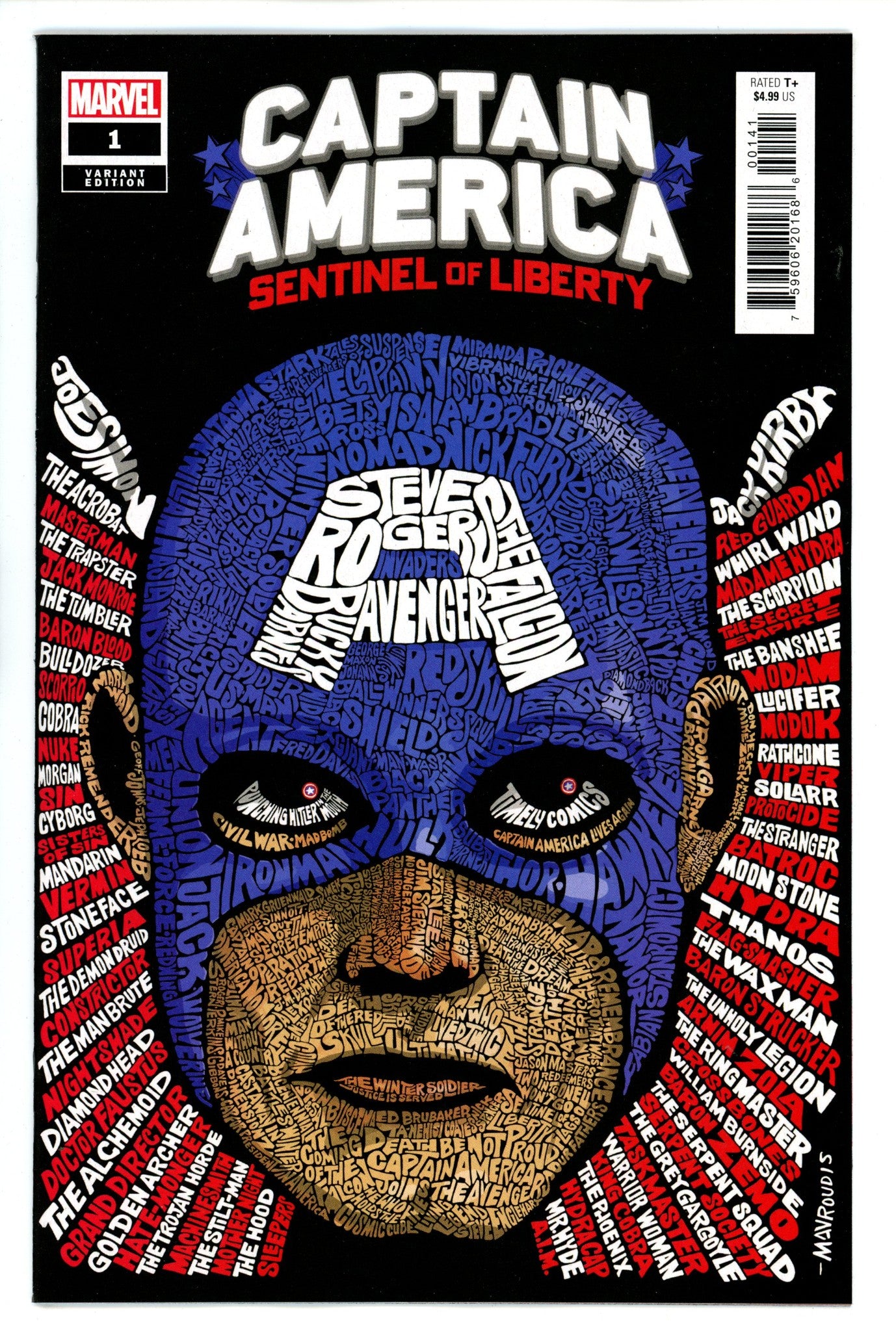 Captain America Sentinel of Liberty Vol 2 1 Mavroudis Variant (2022)
