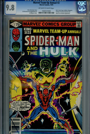 Marvel Team-Up Annual Vol 1 2 CGC 9.8 Cracked Case (1979)