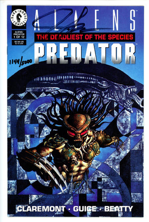 Aliens / Predator: The Deadliest of Species  1 Signed Guice