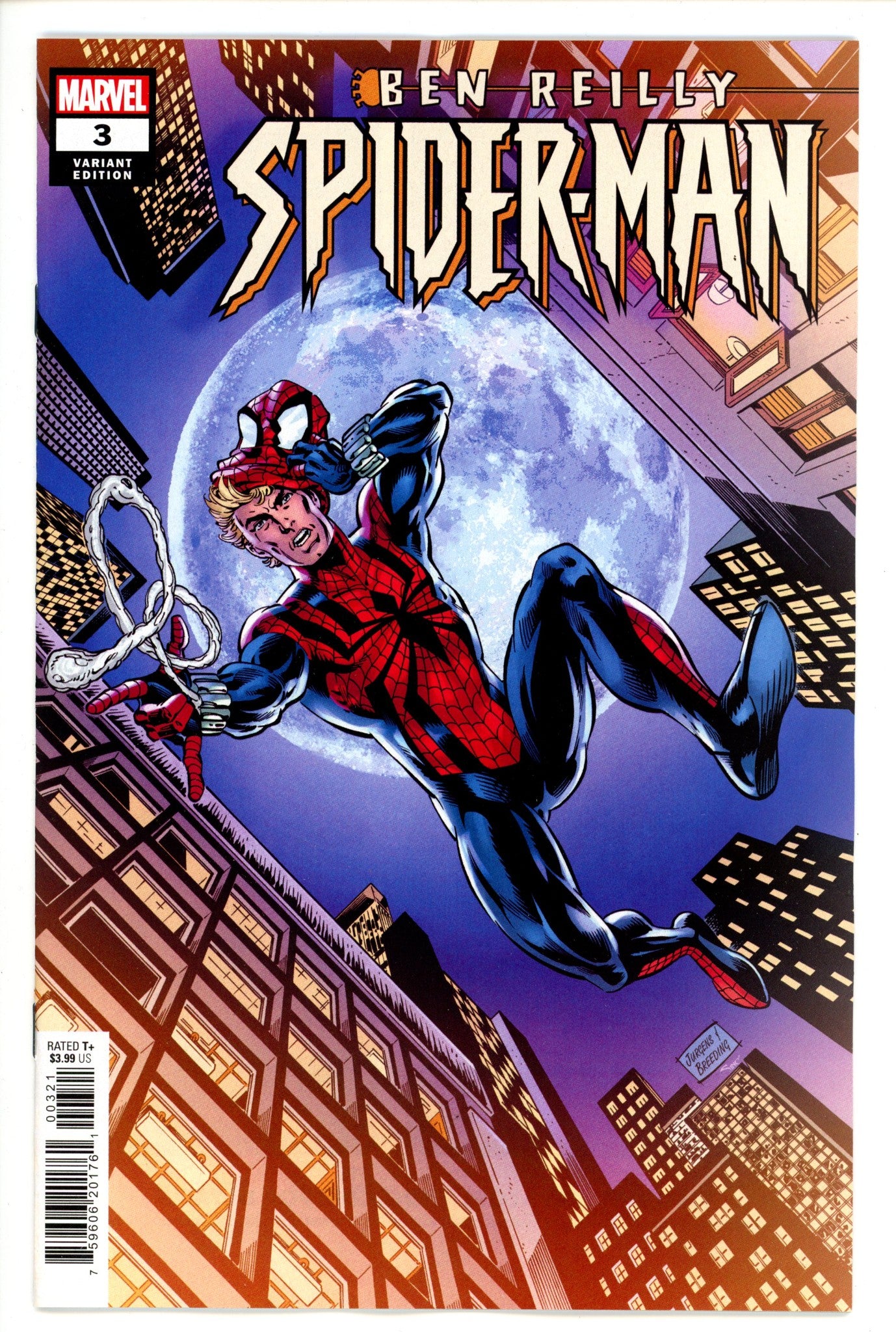 Ben Reilly Spider Man 3 Jurgens Variant (2022)