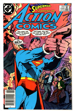 Action Comics Vol 1 556 Newsstand (1984)