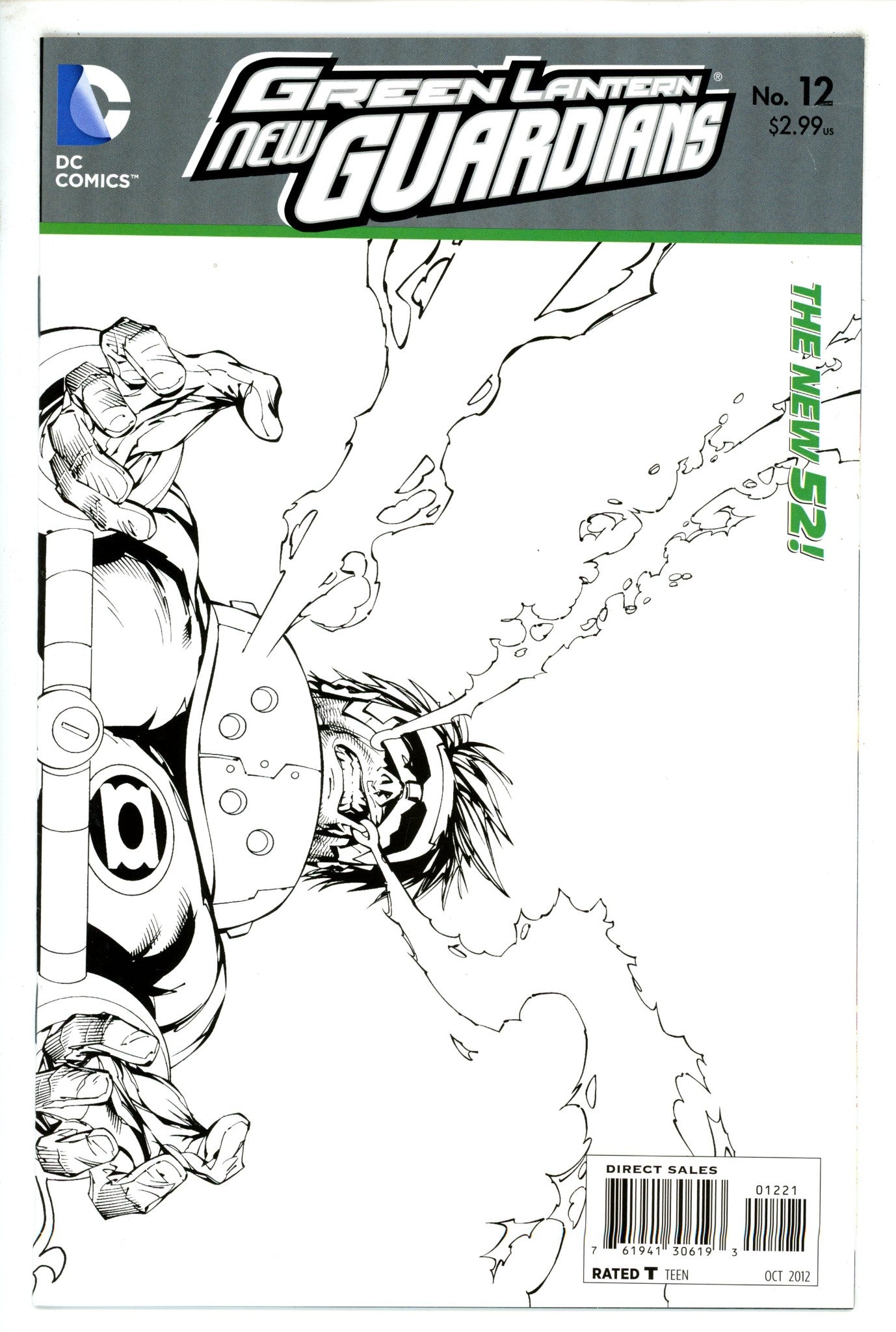 Green Lantern: New Guardians 12 Kirkham Variant