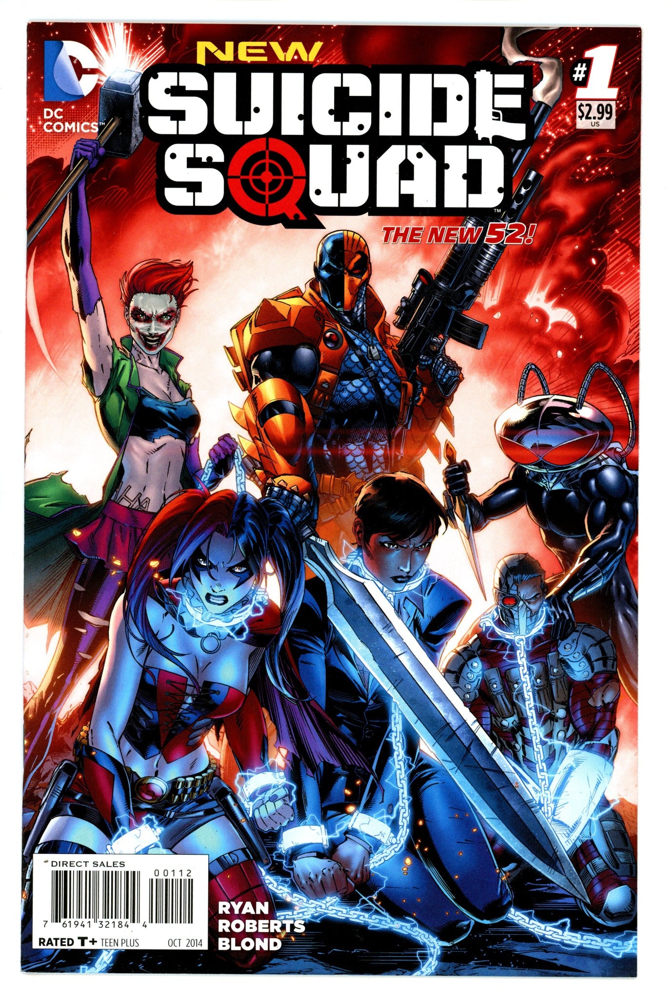 New Suicide Squad 1 2nd Print NM-