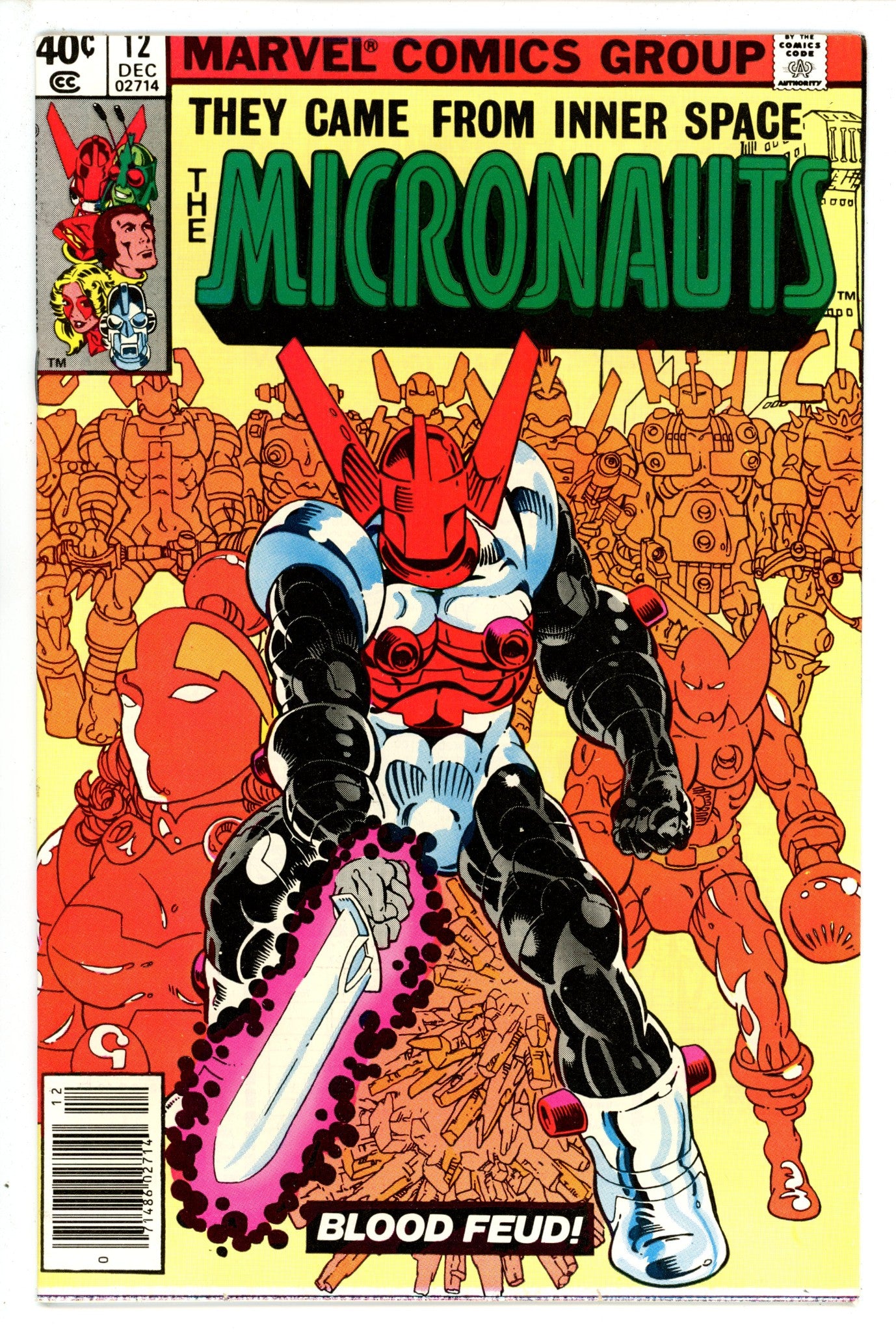 Micronauts Vol 1 12 Newsstand (1979)