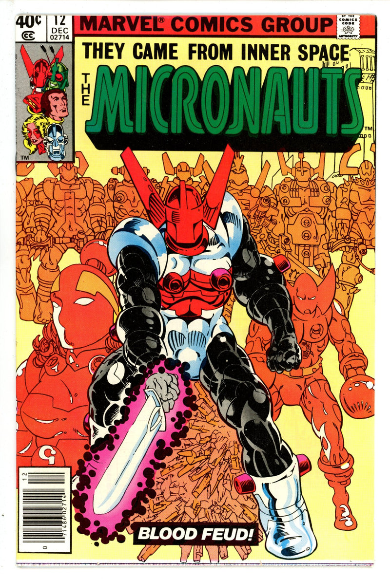 Micronauts Vol 1 12 Newsstand (1979)