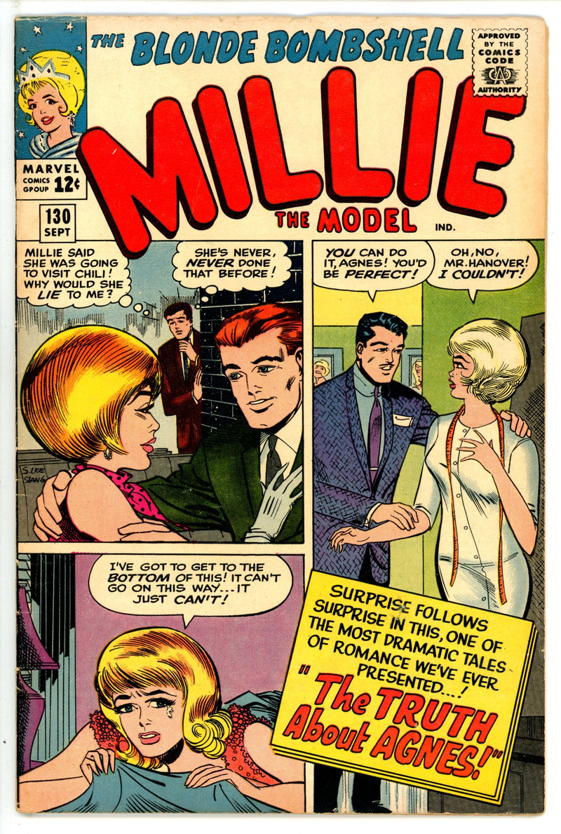 Millie the Model Comics 130 FN- (1965)