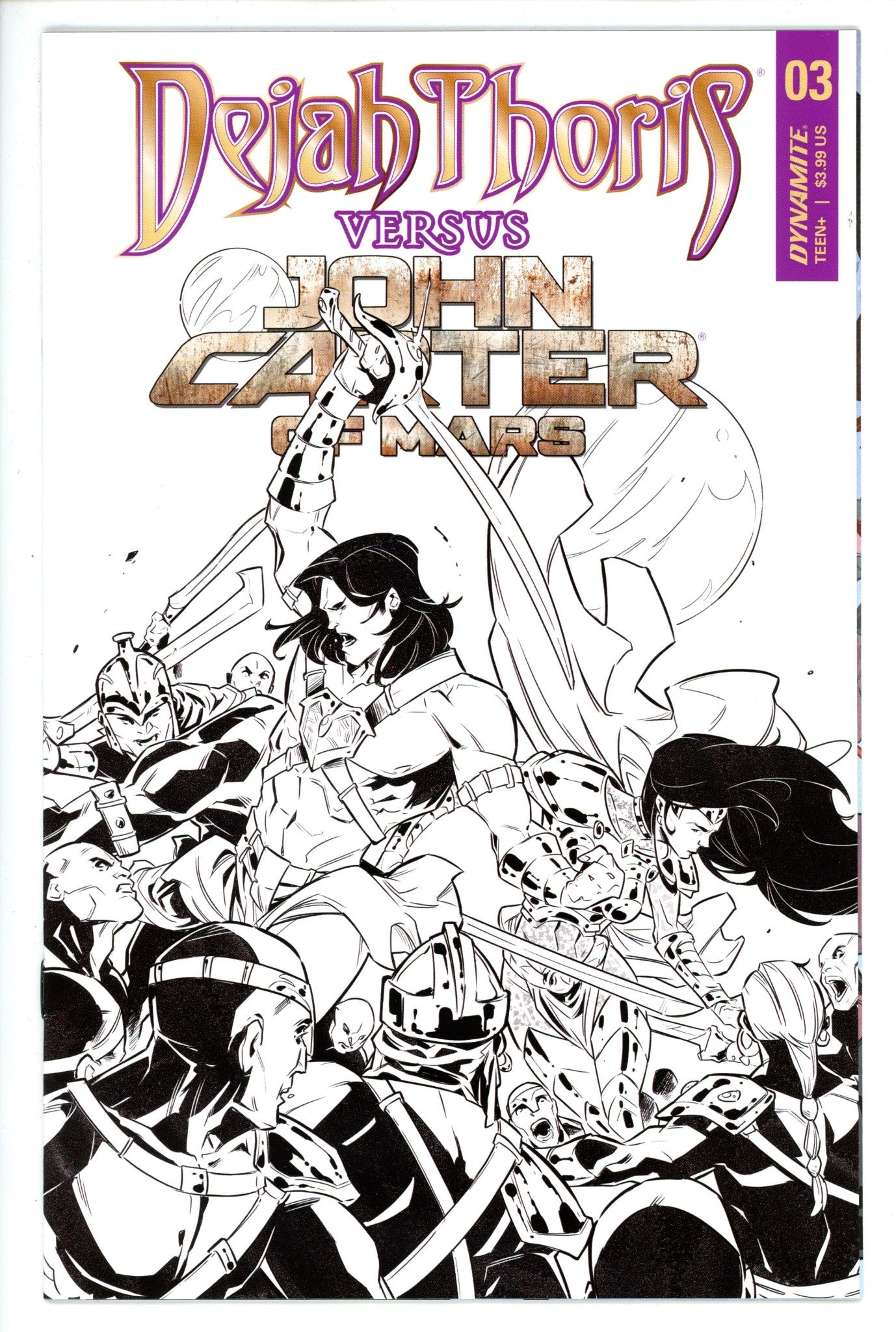 Dejah Thoris Versus John Carter Of Mars 3 Miracolo Variant