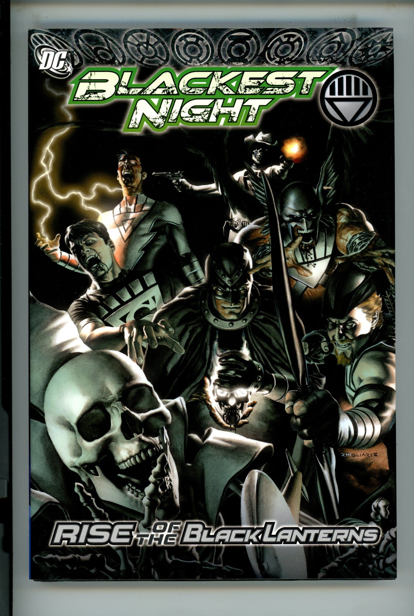 Blackest Night Rise of the Black Lanterns HC