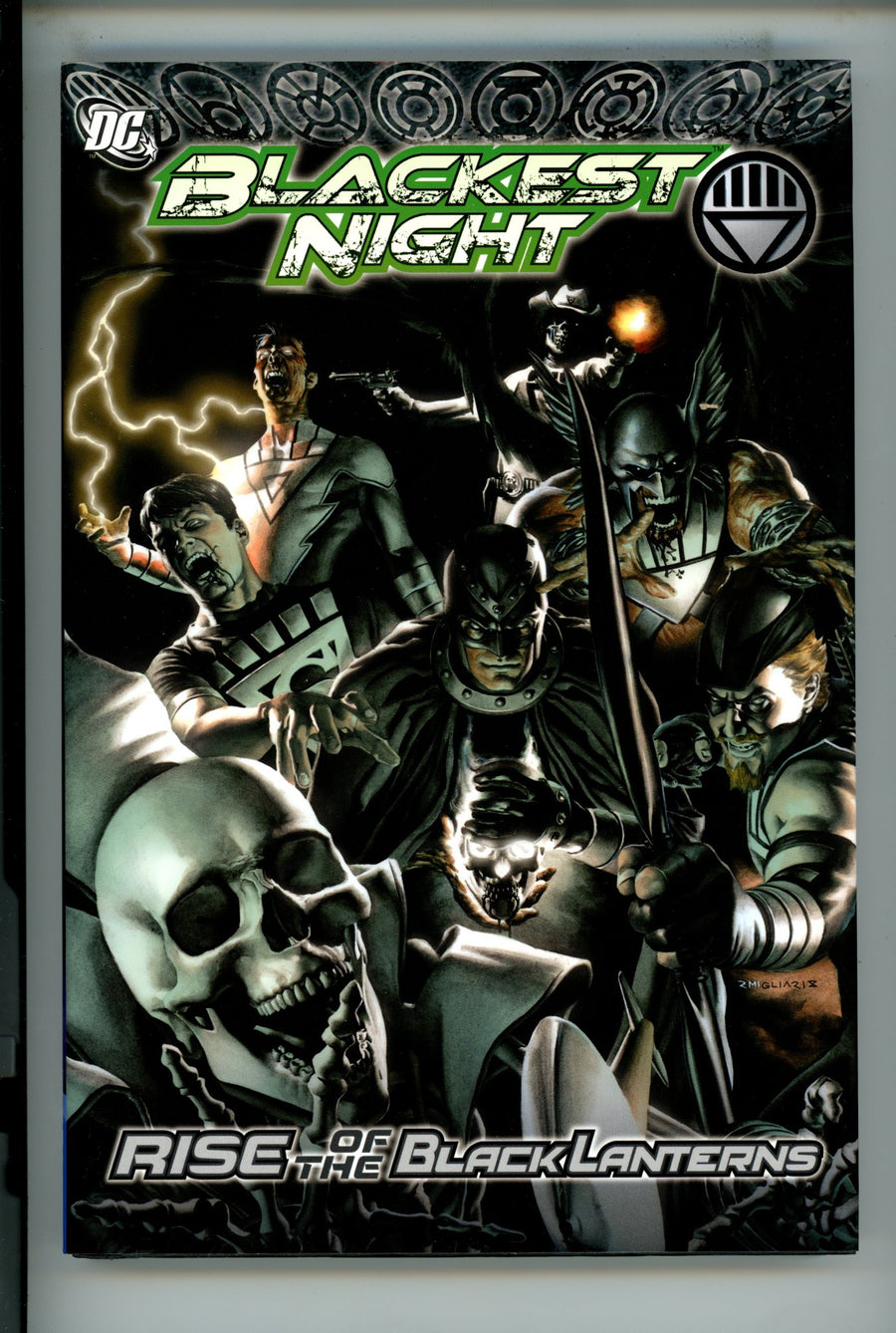 Blackest Night Rise of the Black Lanterns HC