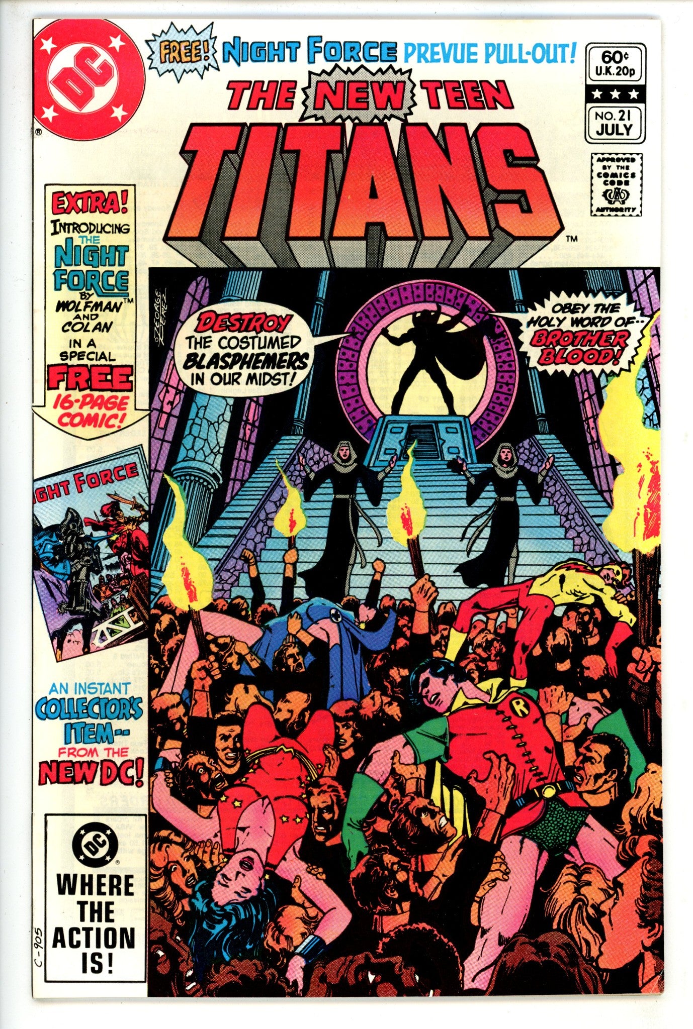 The New Teen Titans Vol 1 21 VF