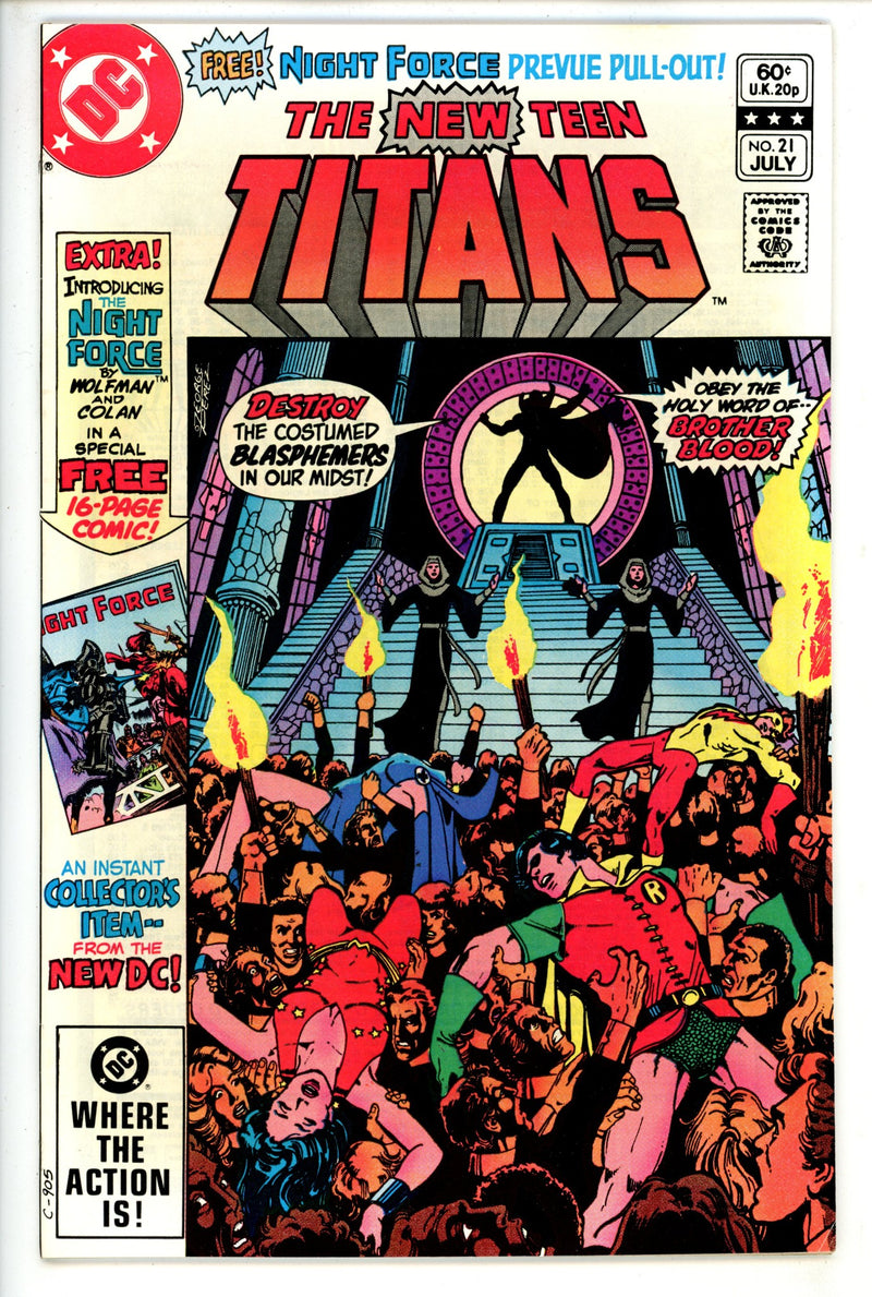 The New Teen Titans Vol 1 21 VF