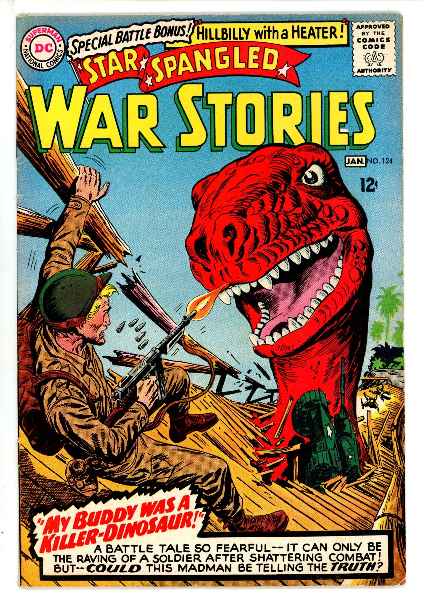 Star Spangled War Stories Vol 1 124 FN- (1965)