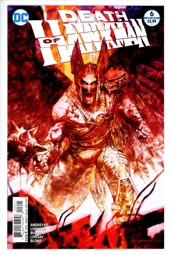 Death of Hawkman 6 Sienkiewicz Variant