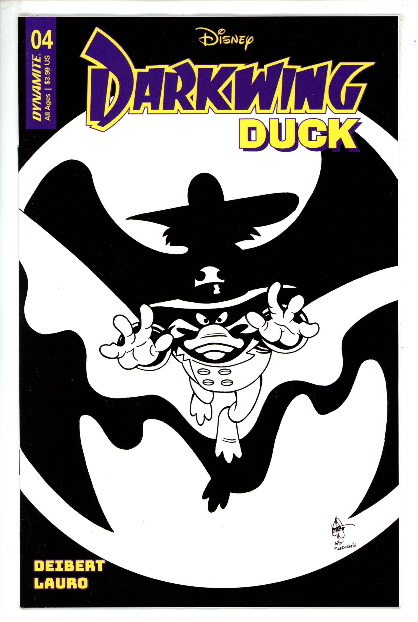Darkwing Duck 4 Haeser B&W Incentive Variant (2023)