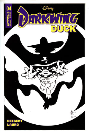 Darkwing Duck Vol 2 4 Haeser B&W Incentive Variant (2023)